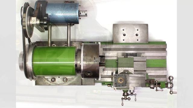 Очень необычный токарно-фрезерный станок своими руками // A very unusual home mede lathe смотреть онлайн