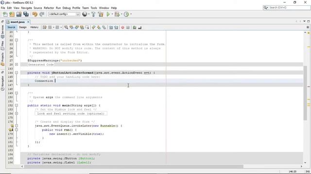 How to insert data into sql using java NetBeans смотреть онлайн