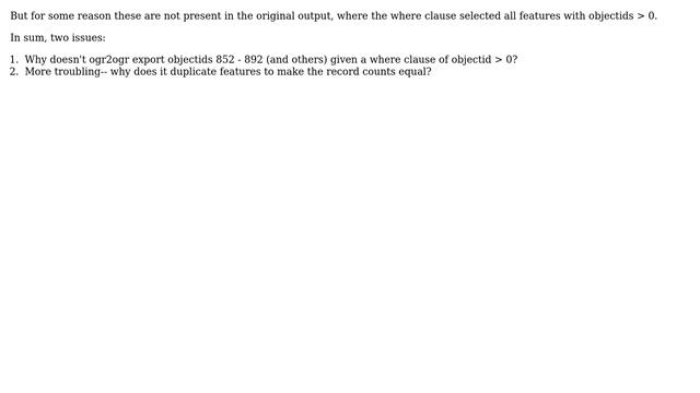 GIS: ogr2ogr get geojson from map server misses features and creates duplicates (2 Solutions!!) смотреть онлайн