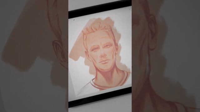 Как нарисовать мужской портрет смотреть онлайн