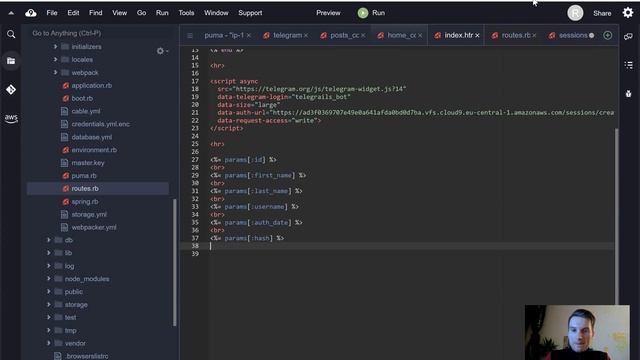 Ruby on Rails #04 Telegram API - omniauth without a gem смотреть онлайн