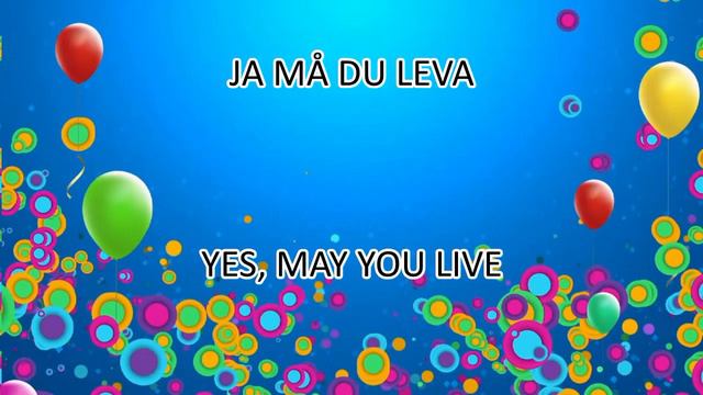 Swedish Happy Birthday Song (English Translation) смотреть онлайн