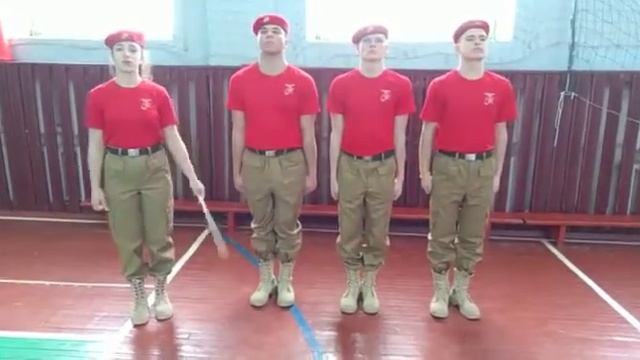 Занятие по строевой подготовке, строевая стойка смотреть онлайн