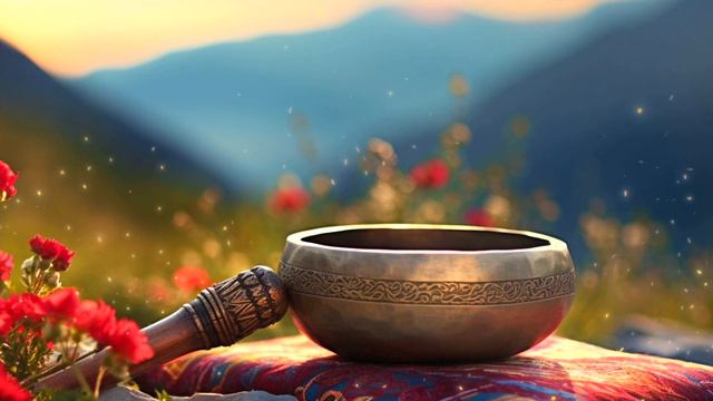 Tibetan Singing Bowls, Healing Sounds: Cleans The Aura And Space | Removes All Negative Energy