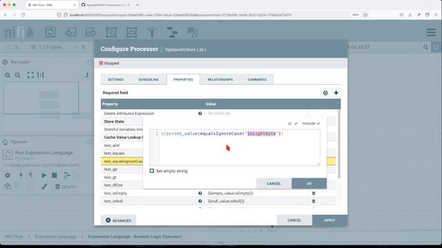 How to use NiFi Expression Language Boolean Logical Operators смотреть онлайн