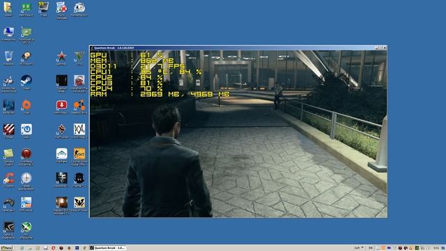 Тест Quantum Break запуск на слабом ПК (4 ядра, 4 ОЗУ, GeForce GTX 550 Ti 1 Гб) смотреть онлайн