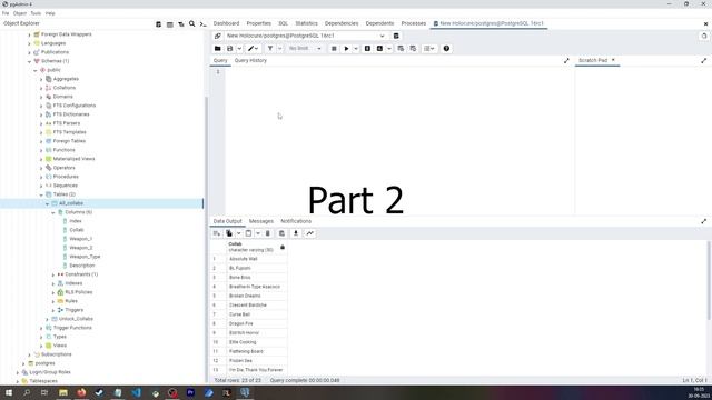 47SQL.1 - HoloCure Collabs tool, using Postgres and SQL смотреть онлайн