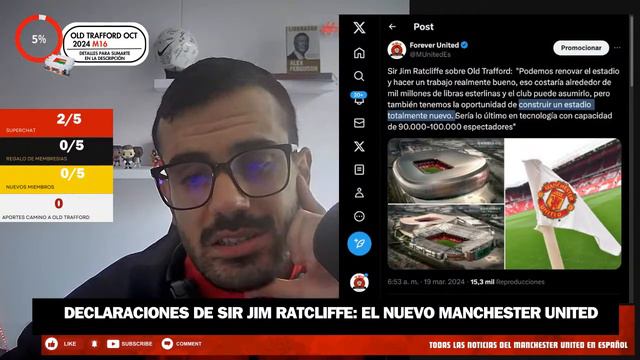 Declaraciones de SIR JIM RATCLIFFE y convocatoria de KOBBIE MAINOO 🔴🌟 смотреть онлайн