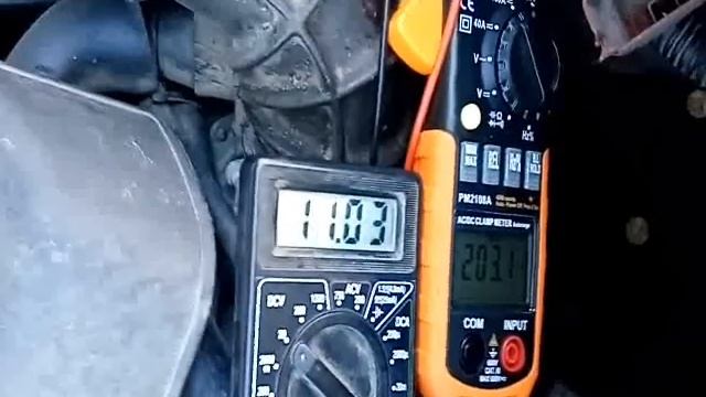 Пусковой ток стартера Toyota Avensis v1.8 смотреть онлайн