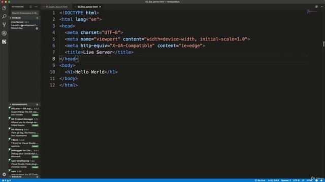 Lesson 08. Setting Up Live Server VSCode Extension #html, #CSS, #Basic_html, #Basic_CSS , смотреть онлайн