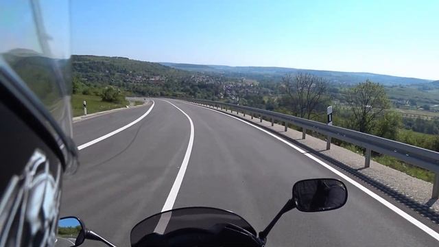 Пересечение границы Франция-Германия и воскресная мото прогулка. смотреть онлайн