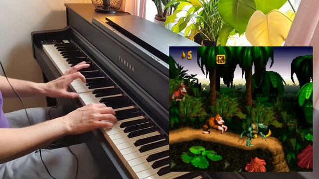 Donkey Kong Country theme (piano arrangement) смотреть онлайн