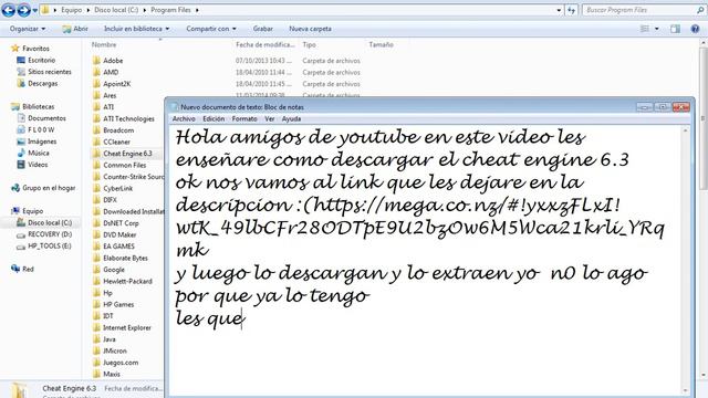 Como descargar cheat engine 6.3 смотреть онлайн