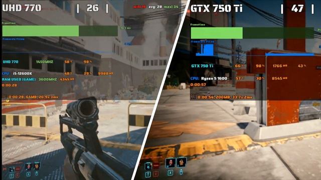 UHD 770(12600k) Vs GTX 750 Ti  - Gaming With Or Without Graphics Card?