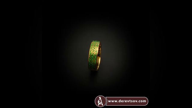 Кольцо из серебра и горячей эмали спаси и сохрани KLSPE0102 смотреть онлайн