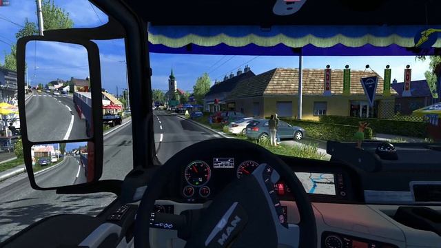 [ETS2] Euro Truck Simulator 2 1.35 - NaturaLux - MAN TGX Euro6 - Hungary Map смотреть онлайн