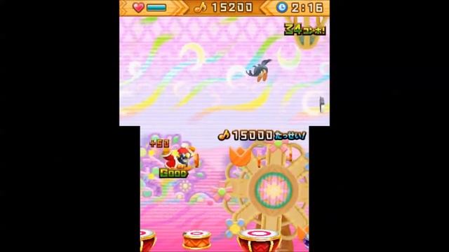 Dedede's Drum Dash Deluxe - Secret Level 1: Floral Fields - Platinum Medal смотреть онлайн