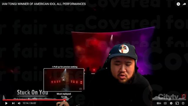 Reacting to Iam Tongi's American Idol Performances (5,6,7) | "Stuck On You" got me hella bad lol смотреть онлайн