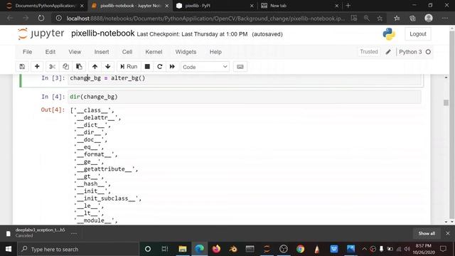 Change Background Image Using Python Tamil | How to use pixellib in python | Read image using Pytho смотреть онлайн