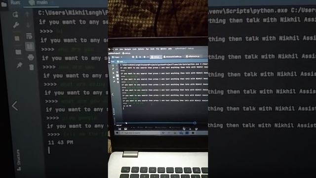 Advance AI ChatBot || Personal Assistant || Nikhil Assistant || Major Project || Python смотреть онлайн