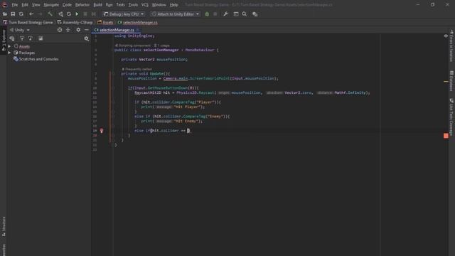 How to make a TURN BASED STRATEGY GAME in Unity! - Selection смотреть онлайн