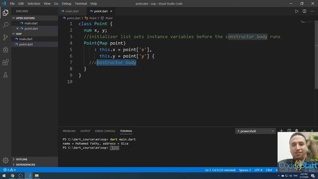 40- Dart Named Constructors, Redirecting constructors, and Constant Constructors (Arabic) смотреть онлайн