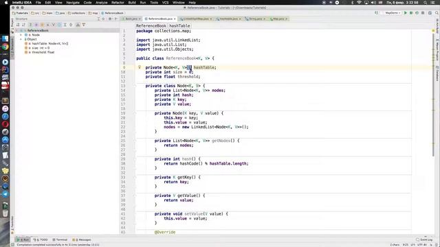 Equals и HashCode (HashMap часть 2) смотреть онлайн