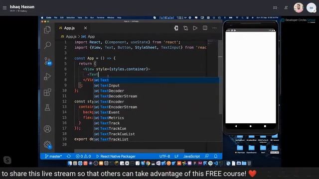 React Native Complete Course in Hindi/Urdu | Lecture # 6 смотреть онлайн