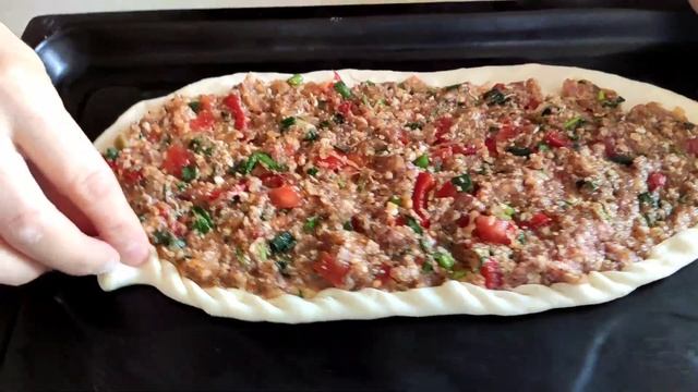 Пиде Турецкие.На каждый день. Turkcha Pide .Juda Oson Usuli.Turkish Pide. Турецкая пицца .