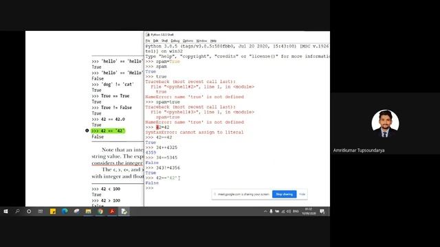 JCE CSE 18CS55 - M1_L5 - Flow Control by Prof.Amritkumar Tupsoundarya смотреть онлайн
