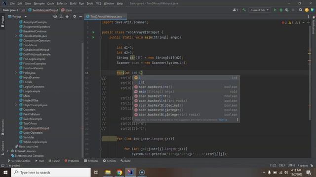 Java tutorial in Hindi for beginners #35 Two Dimensional Array with Input in Java смотреть онлайн