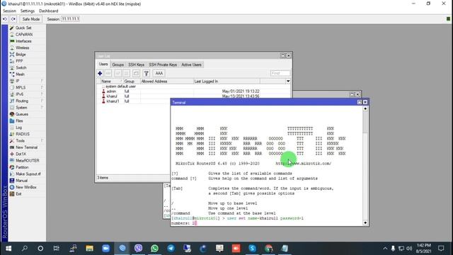 How to add user Disable,Enable,Remove and Password in Mikrotik New Terminal смотреть онлайн