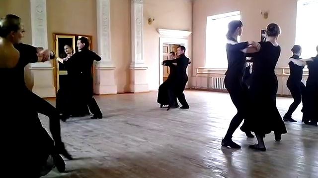 Урок бального танца (Стандарт) - Медленный вальс, Танго, Фокстрот, КвикСтэп смотреть онлайн