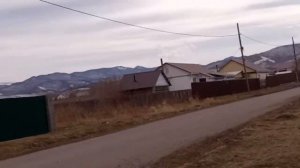 Горы Саяны Хакасия деревня Новокурск