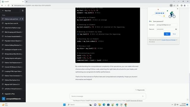 Python lists and computational complexity смотреть онлайн