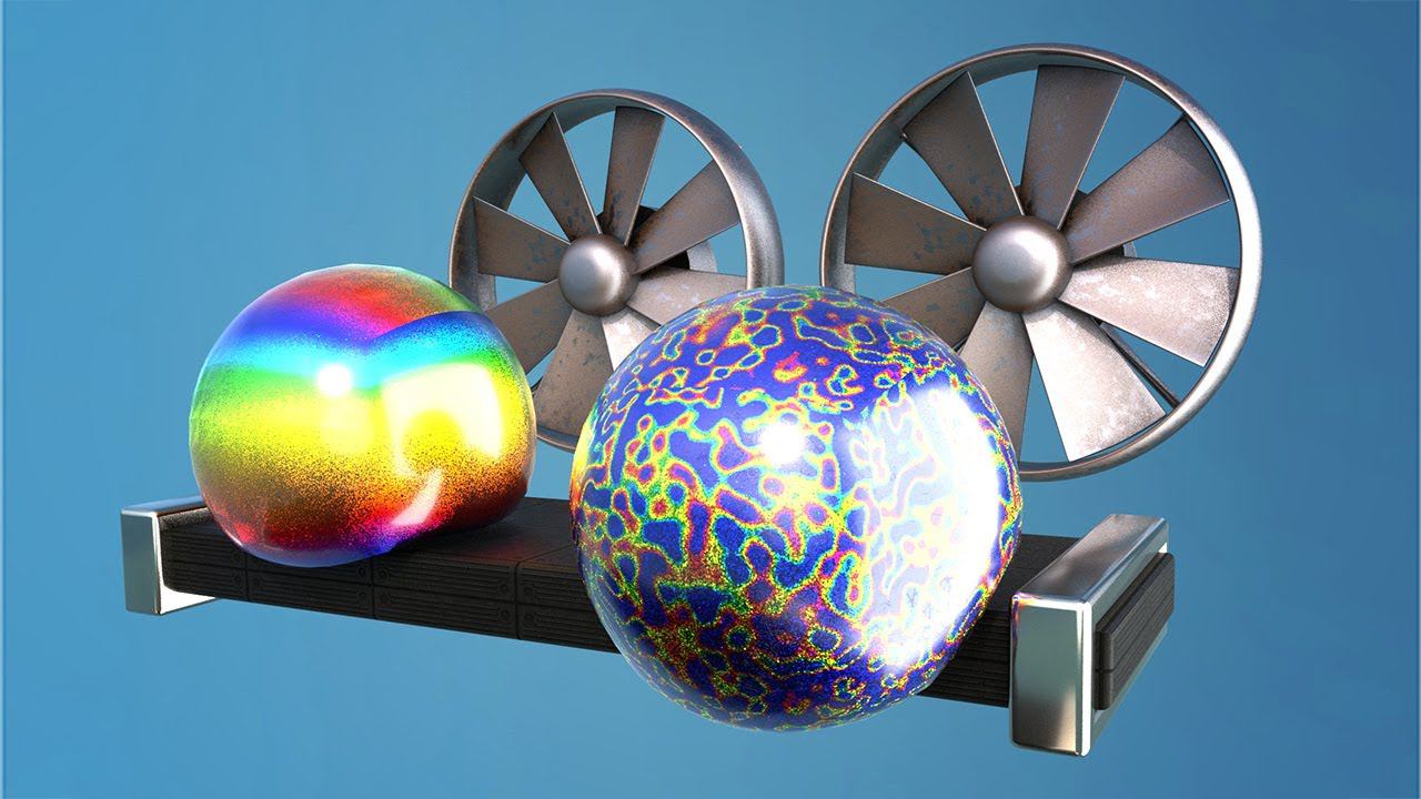 Softbody Simulation. Physics Simulations. Relaxing and Fun Animation Video. ASMR, C4D, Cinema 4D. смотреть онлайн