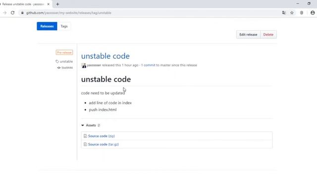 Learn Git & GitHub Tutorial Course - Video No 42 - Delete Release смотреть онлайн
