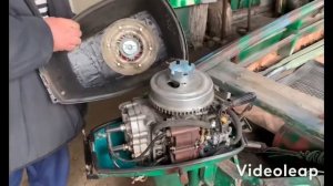 Ветерок 8. Установка стартера от мотоблока,модернизация ручки газа. Система охлаждения.