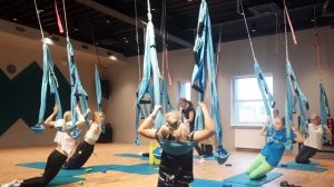 ЙОГА-КИДС В ГАМАКАХ начальная школа с  #ксениямакаревич