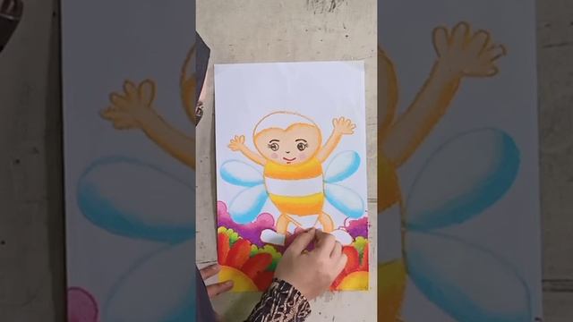 cute bee and flowers смотреть онлайн