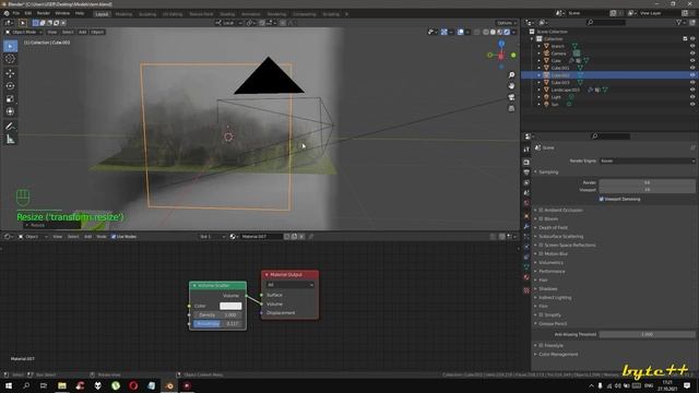 Супер ПРОСТОЙ ТУМАН в Блендер [Blender / Cycles / Fog Shading] смотреть онлайн