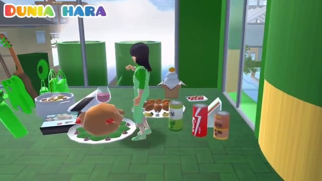 Baby Celine Ikut Mudik Yuta Kumpul Barang Sesuai Warna Kapal Ketupat Hijau ? | Sakura School смотреть онлайн