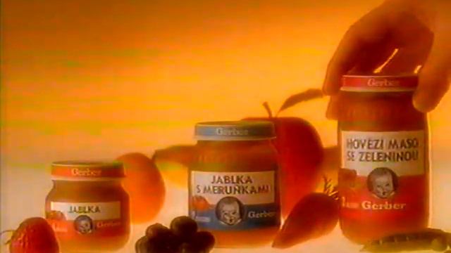 Gerber - dětská výživa - stará reklama z roku 1995 @ Staré Reklamy смотреть онлайн