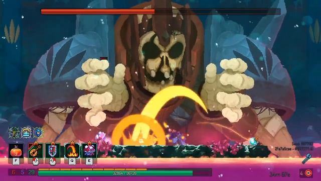DLC new weapon Rhythm n' Bouzouki VS Giant | Dead Cells | The Bad Seed смотреть онлайн