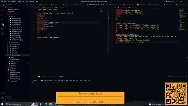 Belajar Bareng Slicing Figma to React and Tailwind CSS - Besnik Web #1 смотреть онлайн