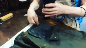 Вощение куртки Barbour