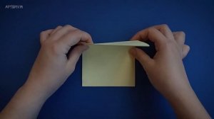 Прямоугольный конверт из 1 листа бумаги А4 | Как сделать оригами конверт из бумаги без клея