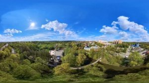 ВИДЕО 360 ? ЧЕХОВ - ПРЕКРАСНЫЙ ГОРОД ПОДМОСКОВЬЯ С ВЫСОТЫ ПТИЧЬЕГО ПОЛЁТА