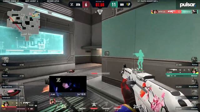 ZETA vs GEN // VCT Pacific Day 6 Match 3 Highlights смотреть онлайн