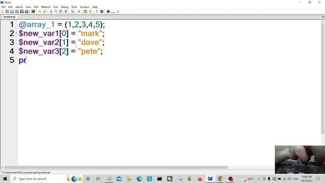 Perl Tutorial - Perl Arrays 2022 смотреть онлайн